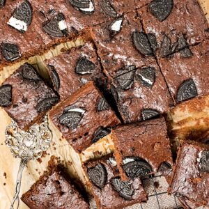 Vegane Oreo Brownies