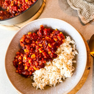 Veganes Chili sin Carne