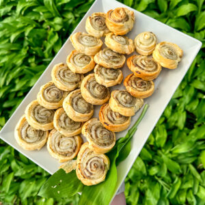 Bärlauchschnecken - vegane Bärlauch Rezepte